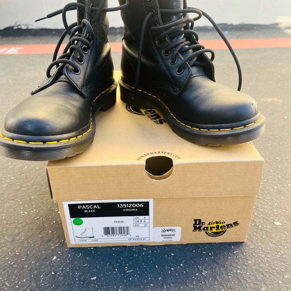 Dr. Martens Black Leather Boots